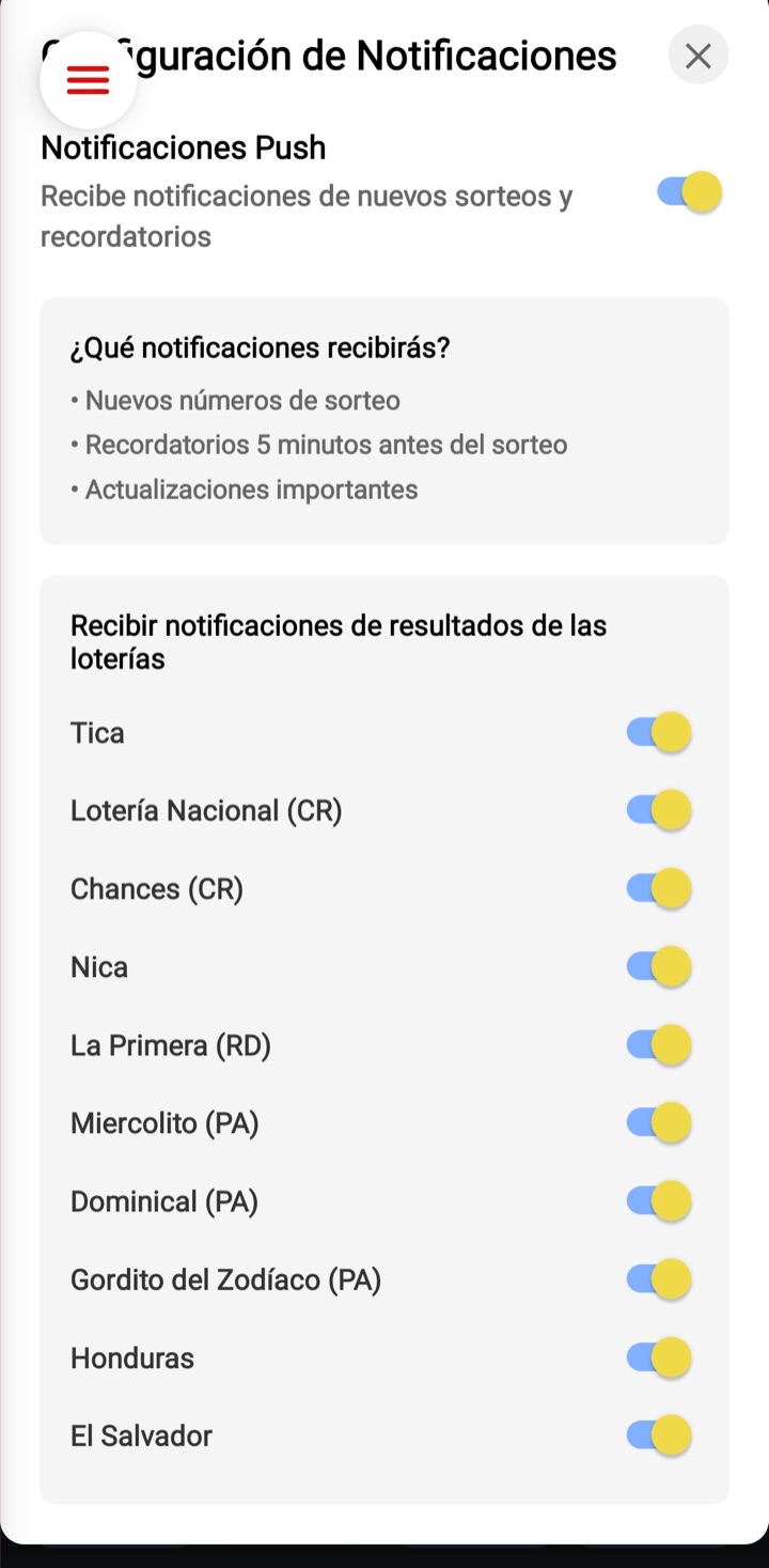 Notificaciones en la app